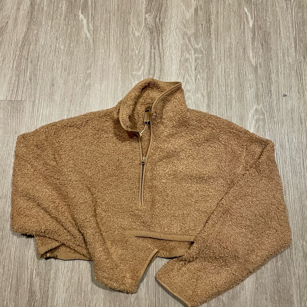 SKIMS Cozy Knit Cropped Pullover